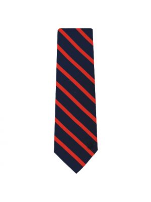 Navy and Orange Stripe Tie