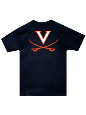 Navy V and Crossed Sabers T-Shirt