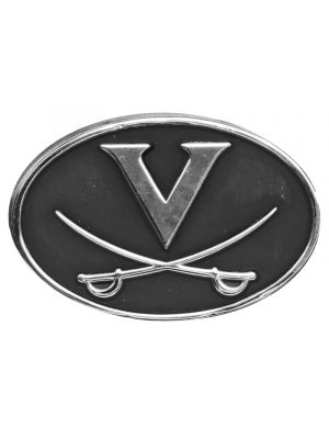 Oval Chrome Car Medallion