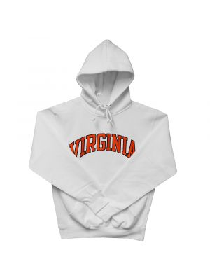 Pro Weave White Hooded Sweatshirt with Tackle Twill Arch