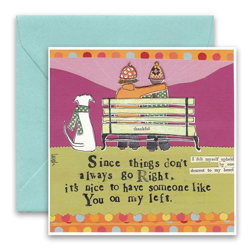Curly Girl Card - On My Left