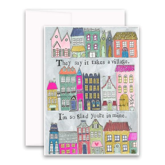 Curly Girl Card - Takes a Village