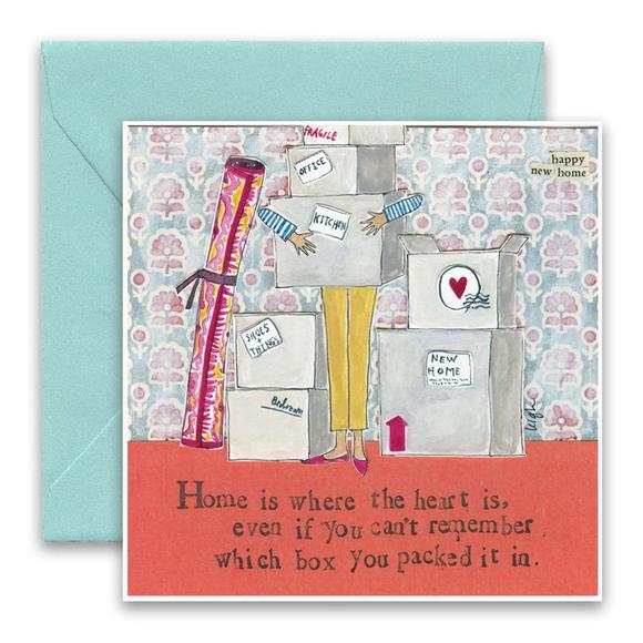 Curly Girl Card - Home Is Where