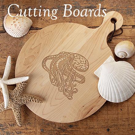 Laura Zindel Cutting Board - Octopus