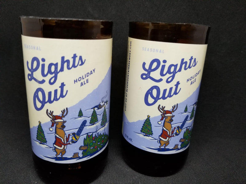 Set of two Lights Out glasses