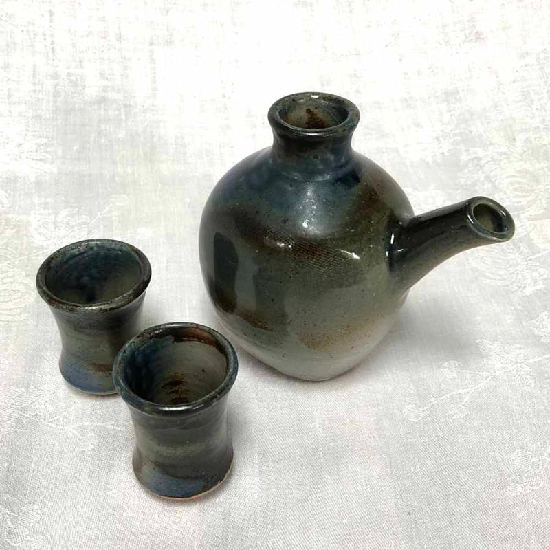 Sake Set with Two Cups