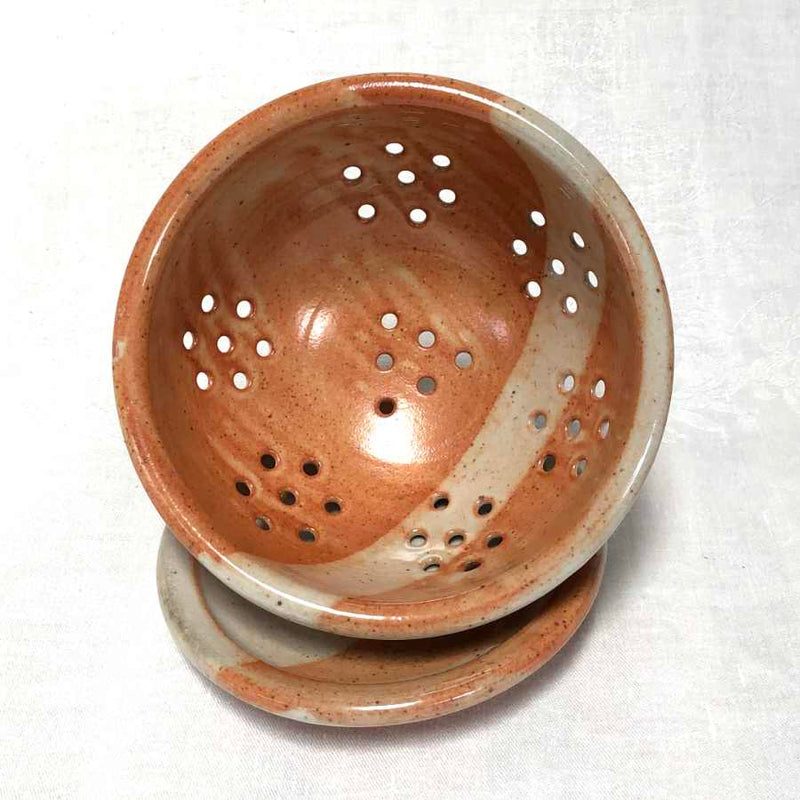 Shino Berry Bowl with Plate