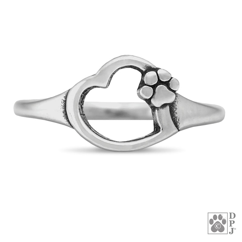 Paws On My Heart Ring