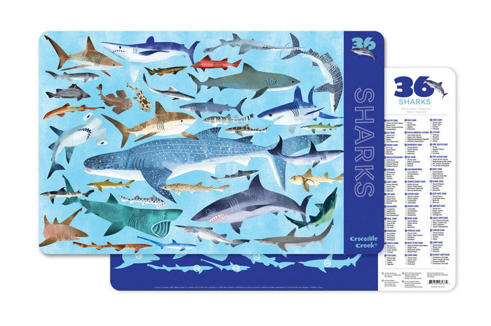 Placemat / 36 Sharks