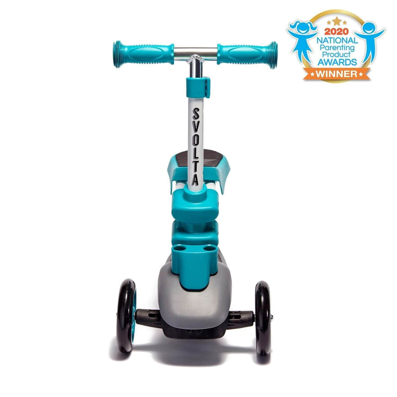"Ace" 2-in-1 Sit and Stand Convertible Scooter - Teal