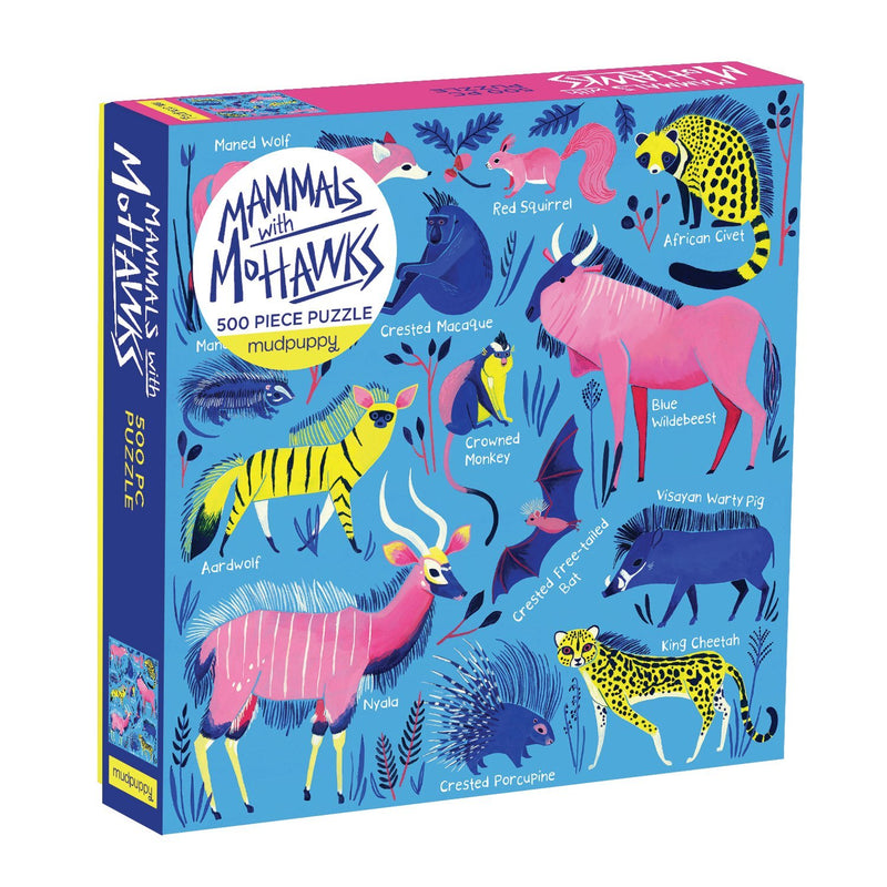 Mammals with Mowhawks 500 Pc Family Puzzle