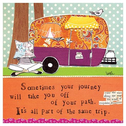 Curly Girl Card - Off Your Path