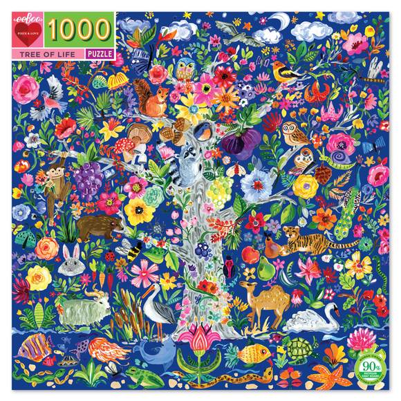 eeBoo Tree of Life 1000 Piece Puzzle