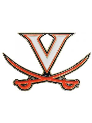 V and Crossed Sabers Grand Lapel Pin